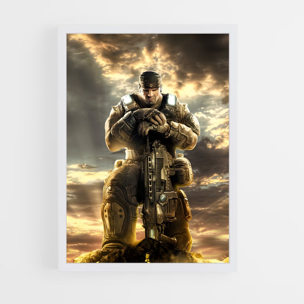 Poster Gearstormer – affiche Gears of war (vue 3)